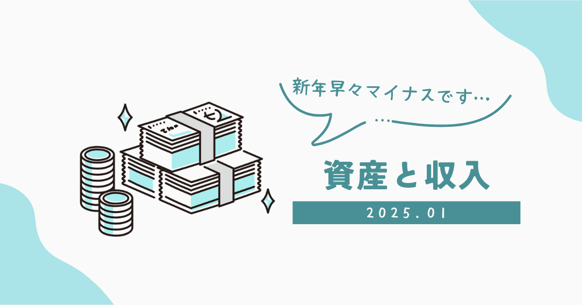 2025年1月の資産と収入